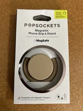 GENUINE POPSOCKETS Magnetic Phone Grip & Stand For MagSafe Latte OPEN NEW!