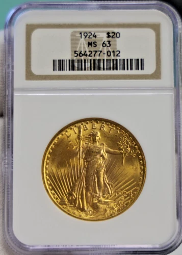 1924 Saint-Gaudens Double Eagle — photo from the most recent tracked eBay sale