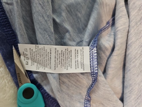 NWT Guy Harvey Men's Blue Long Sleeve Performance Shirt Size LARGE L  - Picture 7 of 10