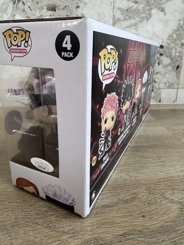 Jujutsu Kaisen 4 Pack Funko Signed - Itadori, Gojo, Megumi, Kugisaki JSA COA - Bild 9 von 15