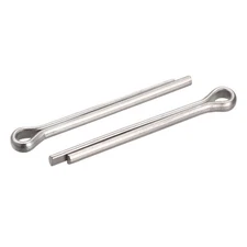 Split Cotter Pin, 3x25mm Stainless Steel Clip Fastener Fitting Silver 90Pcs