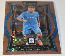 2024-25 Panini Select Serie A #67 Matteo Politano Bronze Checker Prizm  11/45  