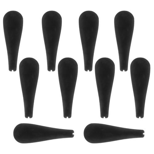 10 Pcs Hanger Pads Shoulder Rest Travel Bridegroom Flocking No Bump Closet