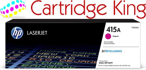 HP 415A Magenta Original LaserJet Toner Cartridge - W2033A - 第 1/8 張圖片