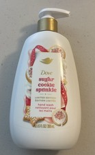 Dove Sugar Cookie Moisturizing Liquid Hand Wash 12 oz Limited Edition Holiday