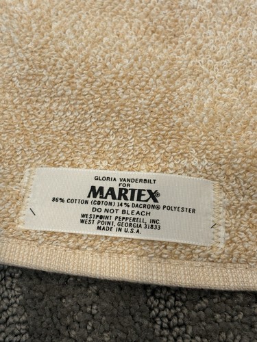 Vintage NEW Gloria Vanderbilt Martex COMPLETE Seashell Bath Towel 12 Piece Set - Picture 11 of 12