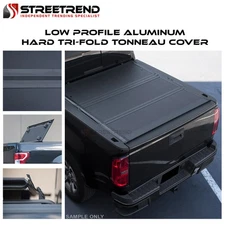For 2005-2021 Frontier 6 Ft Bed Low Profile Premium Hard Tri-Fold Tonneau Cover