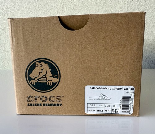 Salehe Bembury x Crocs Pollex Slide Sandals (Guppy) US 12 Men’s 208685-6ZN - Picture 9 of 9