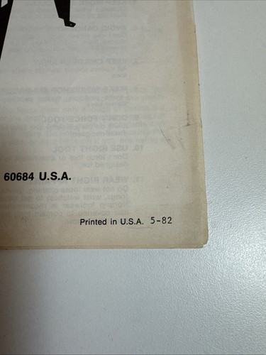 Handwerker Frästisch Nr. 1982 171.25444 ANLEITUNG Stückliste Handbuch 6 Seiten - Bild 2 von 2