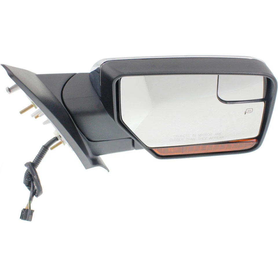 Espejo retrovisor eléctrico para Ford Expedition 2013-2014 lado derecho plegable eléctrico cromo térmico Foto 4 de 4
