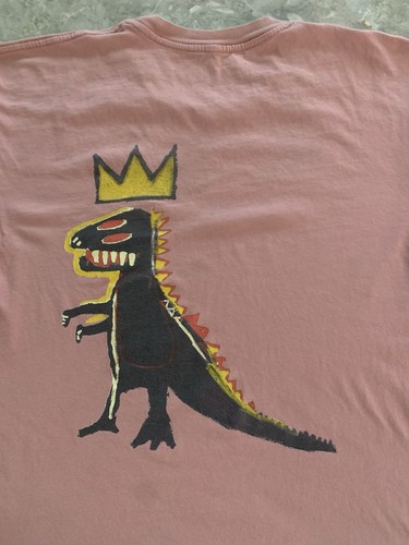 Camiseta Jean Michael Basquiat Para Hombre Grande T-Rex Dinosaurio Arte Artista Nueva York (JM62) - Imagen 2 de 5