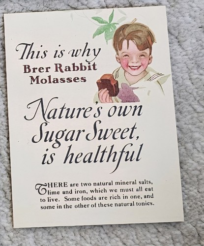 De colección BRER RABBIT Recetas Personales MELAZA FOLLETO SOBRE y Sello de 1 Centavo LA - Imagen 5 de 5