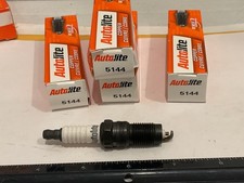 New Qty (4) Vintage Autolite 5144 Copper Core Spark Plugs