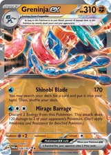 Pokémon TCG - Twilight Masquerade - Greninja ex - 106/167