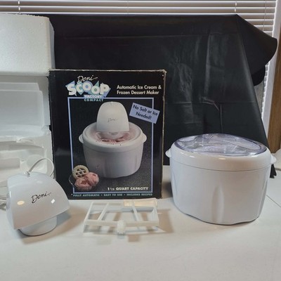 ICE CREAM FROZEN DESSERT MAKER MACHINE AUTOMATIC DENI SCOOP FACTORY 1.5 QT NEW