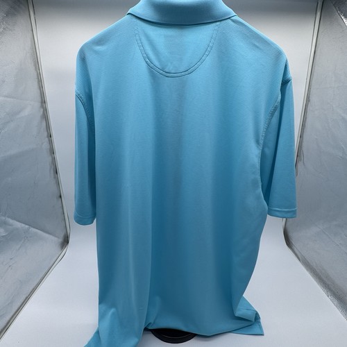 Camisa Polo de Golf Greg Norman Para Hombre XXL Azul Logo Tiburón Rendimiento Calce Seco - Imagen 6 de 13