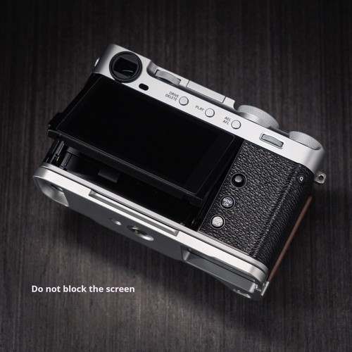 Aluminum Alloy Wood Hand Grip L Base Plate For Fuji film XE5 Camera - Picture 74 of 88