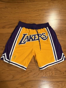 just don Lakers XL 新品未使用 Vintage Los Angeles Lakers Just Don Blue Shorts Size XL