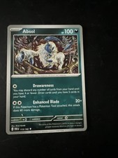 Absol 113/182 NM / M - Paradox Rift Pokemon Card - Shinji Kanda