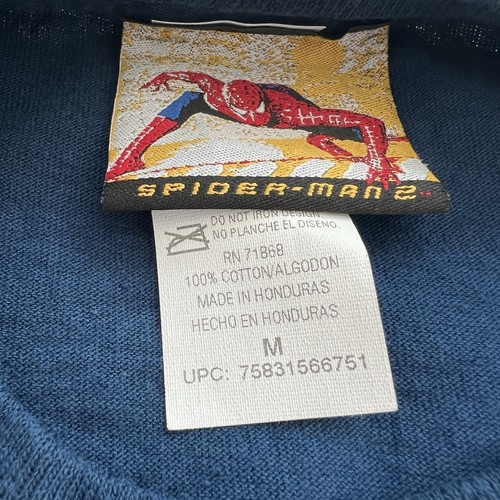 Vintage Spider-Man 2 T Shirt Movie Promo Tie Dye Youth Size Medium M - Picture 4 of 5