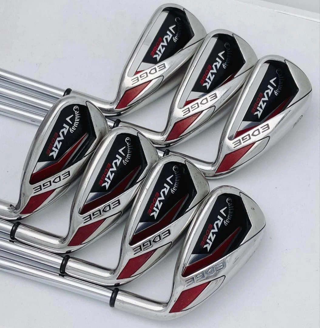 Fer 6 Callaway RAZR X Noir - Gaucher - Manche Acier Stiff
