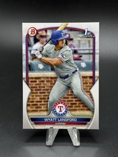 2023 Bowman Draft - Wyatt Langford #BD-106 (RC) Rangers