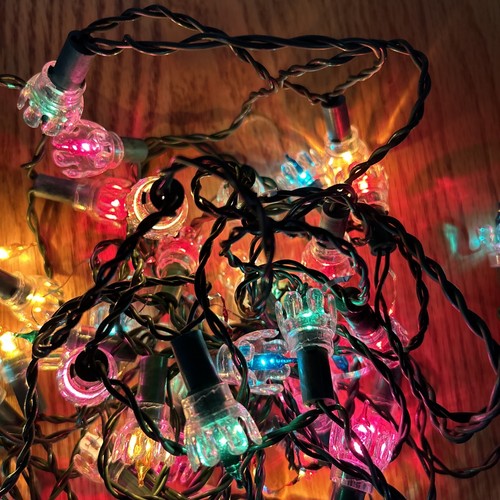 Vintage Christmas Lights Flower Petal String Lights Indoor Retro Christmas Decor - Bild 4 von 16