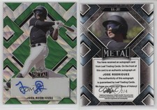 2022 Leaf Metal Green Wave /4 Jose Rodriguez #BA-JR1 Auto