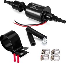 Universal Fuel Pump 12V Low Pressure 7-9 PSI, Inline Electric Gasoline 7-9 PSI