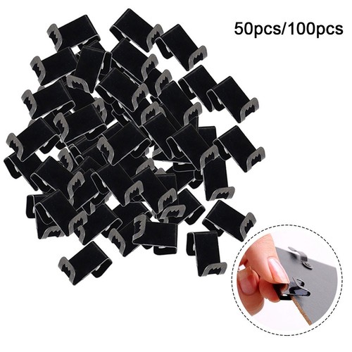 Metall S Form Wand Clip Haken für Bilderrahmen Rückwand ohne Spur 50/100 Stüc - Bild 2 von 13