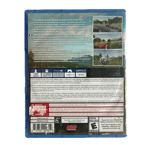 Professional Farmer: American Dream (Sony PlayStation 4, 2017) - CIB - - Picture 2 of 3