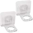  2 Pcs Shower Shelves Wall Mounted Storage Rack Bathroom Shelf Organizer