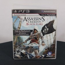 Assassin's Creed IV Black Flag PlayStation 3 PS3 Game Disc; CIB Good Case Damage