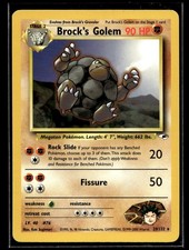 Brock's Golem Rare Gym Heroes 020/132 LP
