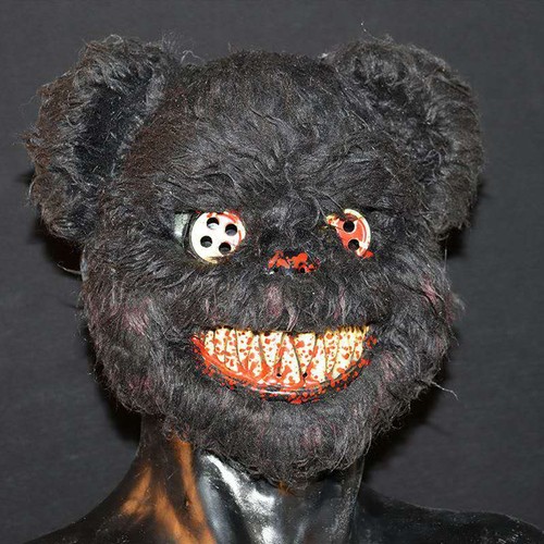 Scary Horror Bloody Killer Bear Plush Mask for Halloween Horror Costume Props - Bild 10 von 14