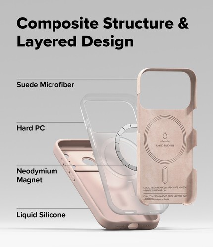 Funda delgada suave MagSafe para iPhone 17 Pro Max | Ringke [imán de silicona] - Imagen 22 de 61