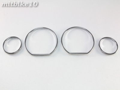 * For BMW E36 Z3 M3 Cluster Dashboard Dial Gauge Rings CHROME