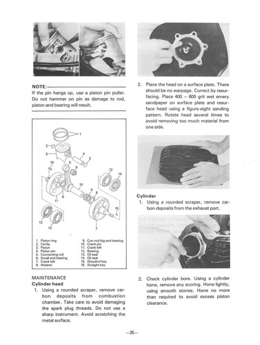YAMAHA Workshop Manual YZ465 & YZ250 1980 Service & Repair YZ465G YZ250G - Picture 2 of 4
