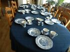 Liberty Blue Ironstone Set for (8) with 7 Serving Pieces St