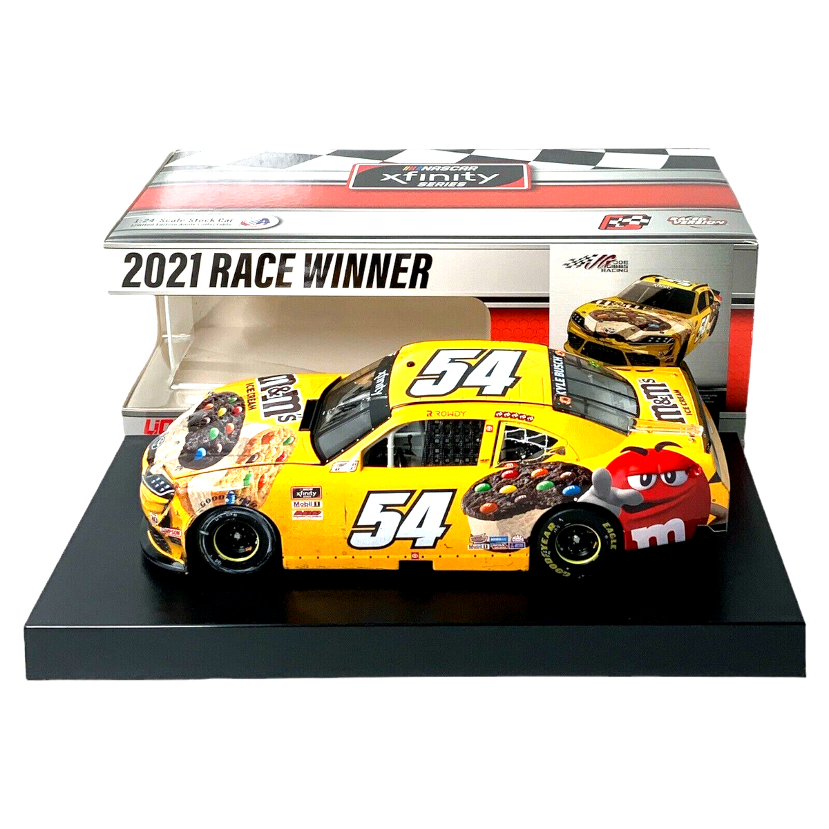 NASCAR 1/24 2019 #18 カイル・ブッシュ M&M's Kyle Busch 2019 M&M's Monster Energy Cup Series Champion 1