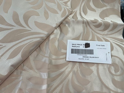 660 $ Pratesi Italien neu 2 Stck. Shams 20”x20” Baumwolle/Seide Armonia Jacquard - Bild 8 von 12