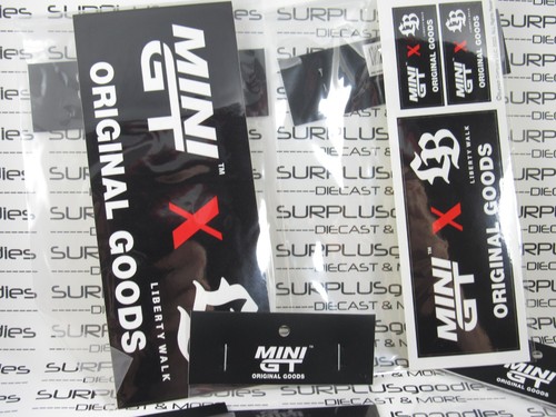 2024 TSM Model Mini-GT Official Lot of (6) STICKERS Sticker Sets w/Liberty Walk - Picture 5 of 17