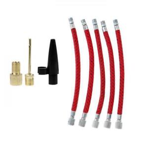 Schrader Valve+Bicycle Pump Extension Hose Bike Tire Inflator Head Presta