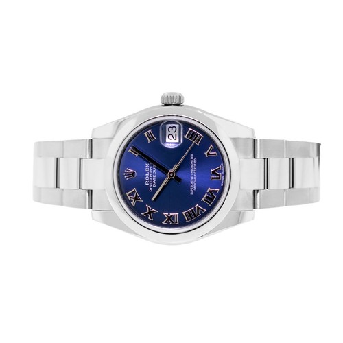 Rolex Lady-Datejust 31mm Stainless Steel Blue Roman Dial & Domed Bezel 278240 - Picture 6 of 9