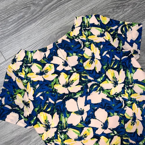 J Crew Colorful Floral Short Sleeve Short Sleeve Lined Shift Dress Womens 6 New - Picture 6 of 11