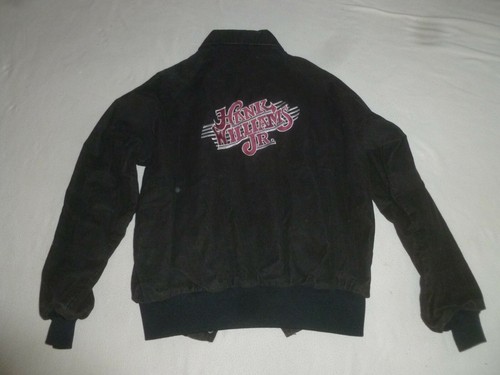 HANK WILLIAMS JR COLLECTIONS CORDOROY NASCAR RACING JACKET SIZE L MENS BROWN  - Picture 1 of 6