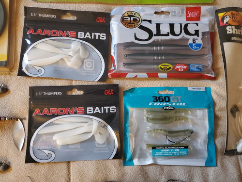 Salzwasser Angelköder x 16 groß und sehr groß unbenutzt & gebraucht Soft & Hard Baits - Bild 5 von 13