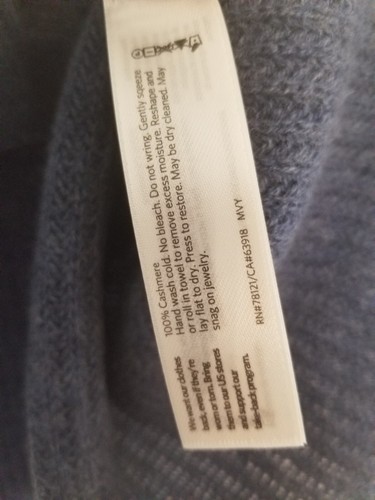 Suéter Pullover Eileen Fisher Cashmere Cuello en V Talla XL Arándano Nuevo con Etiquetas $378 - Imagen 9 de 12