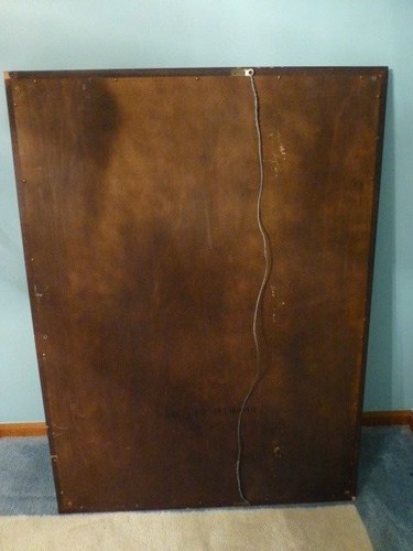 Vintage Large Solid Wood "35x47" Rectangle Framed Wall Mirror $969 - Picture 12 of 12