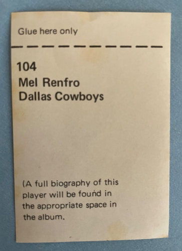 Estampillas de fútbol americano de 1972 de la NFLPA - Elige tu sello - Se envía gratis - Imagen 137 de 276